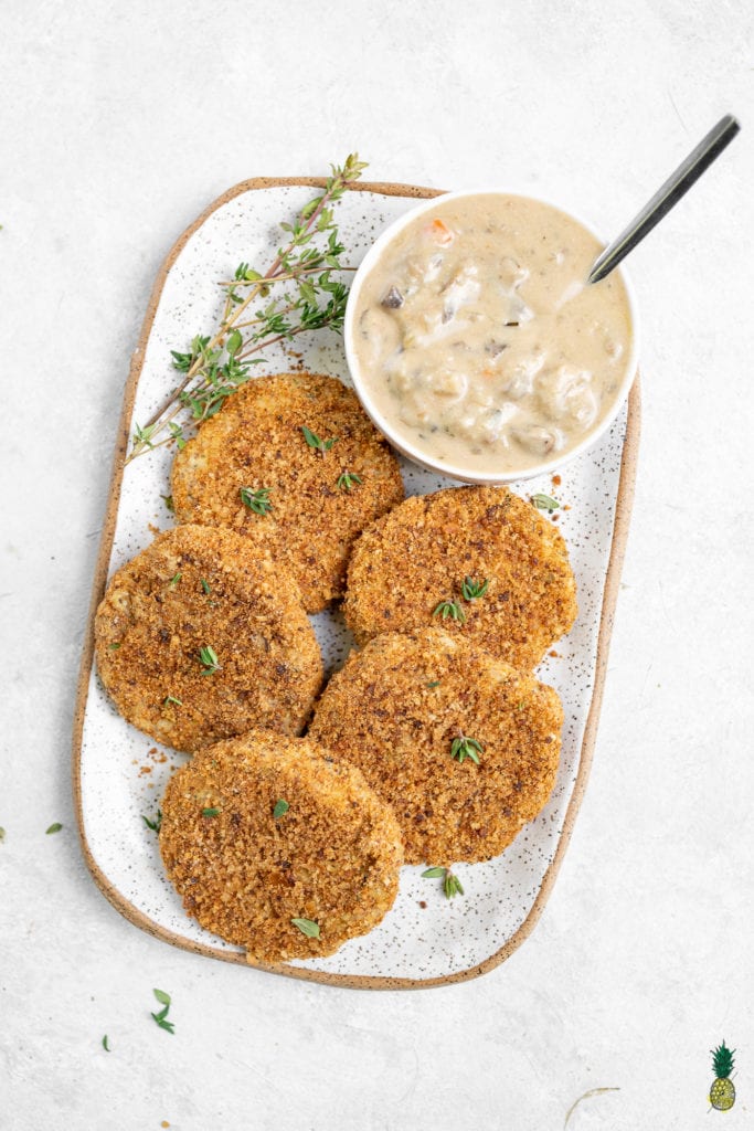 Leftover Thanksgiving Mashed Potato Cakes