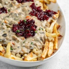Vegan Thanksgiving Leftover Fries