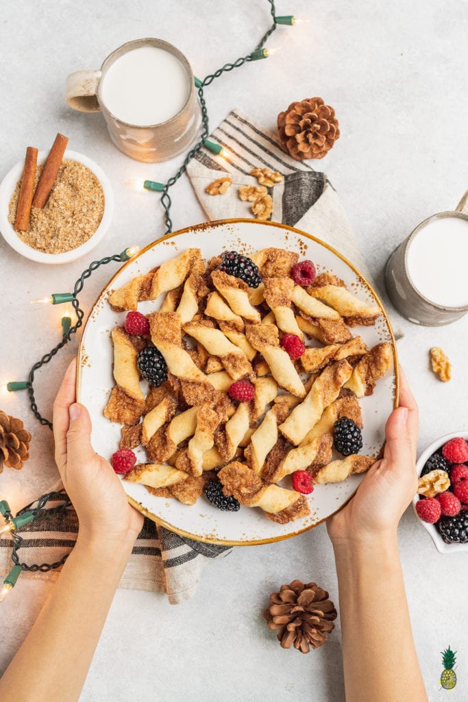 Cinnamon Twist Christmas Cookies