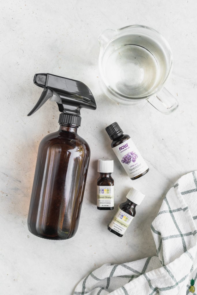 DIY Toilet Cleaning Spray with Essential Oils