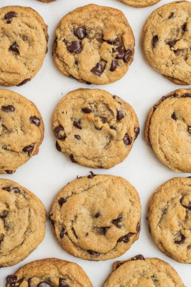 The perfect vegan chocolate chip cookies