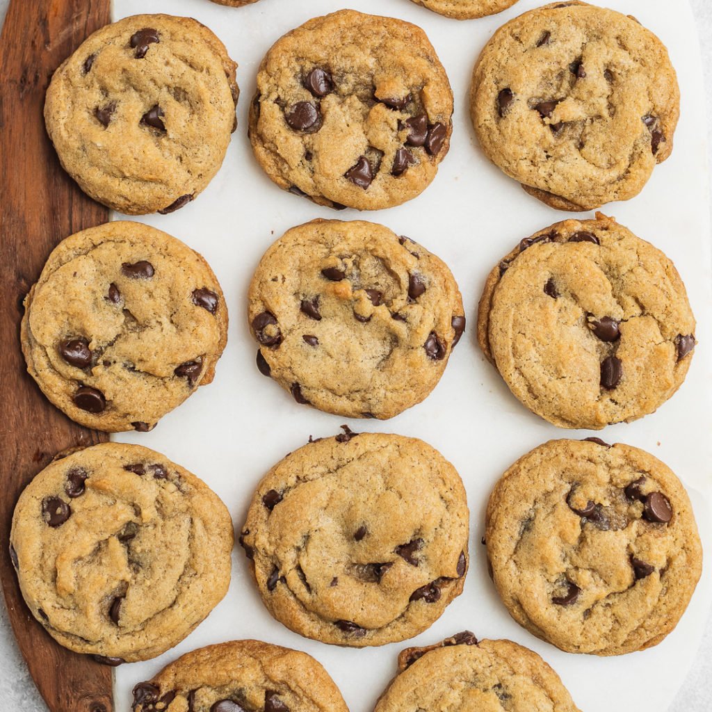 The perfect vegan chocolate chip cookies