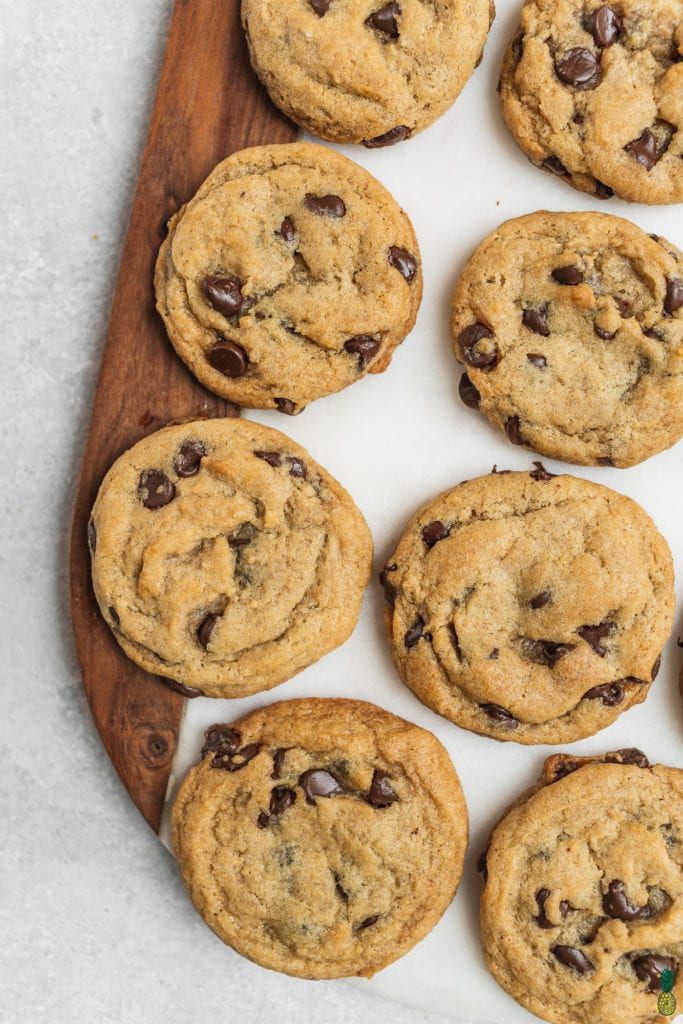 The perfect vegan chocolate chip cookies