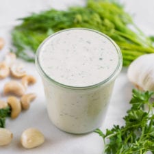 Oil-Free Vegan Ranch Dressing (8-Ingredients)