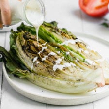 Grilled Romaine Lettuce (Easy + 3-Ingredients)