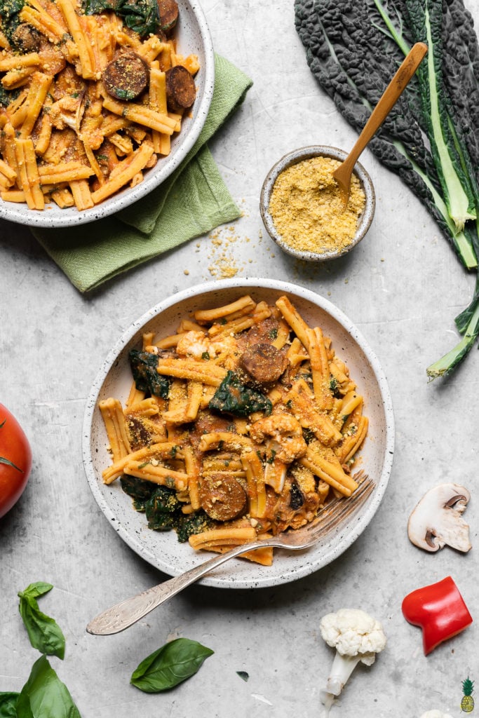 Blender Roasted Vegetable Pasta Sauce