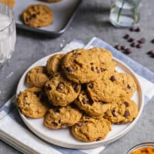 Vegan Pumpkin Chocolate Chip Cookies Recipe