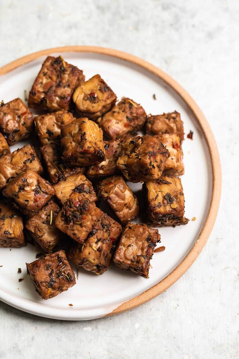 Easy Italian Seasoned Tempeh (6Ingredients + Glutenfree)