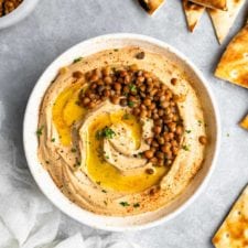 5-Minute Creamy Lentil Hummus