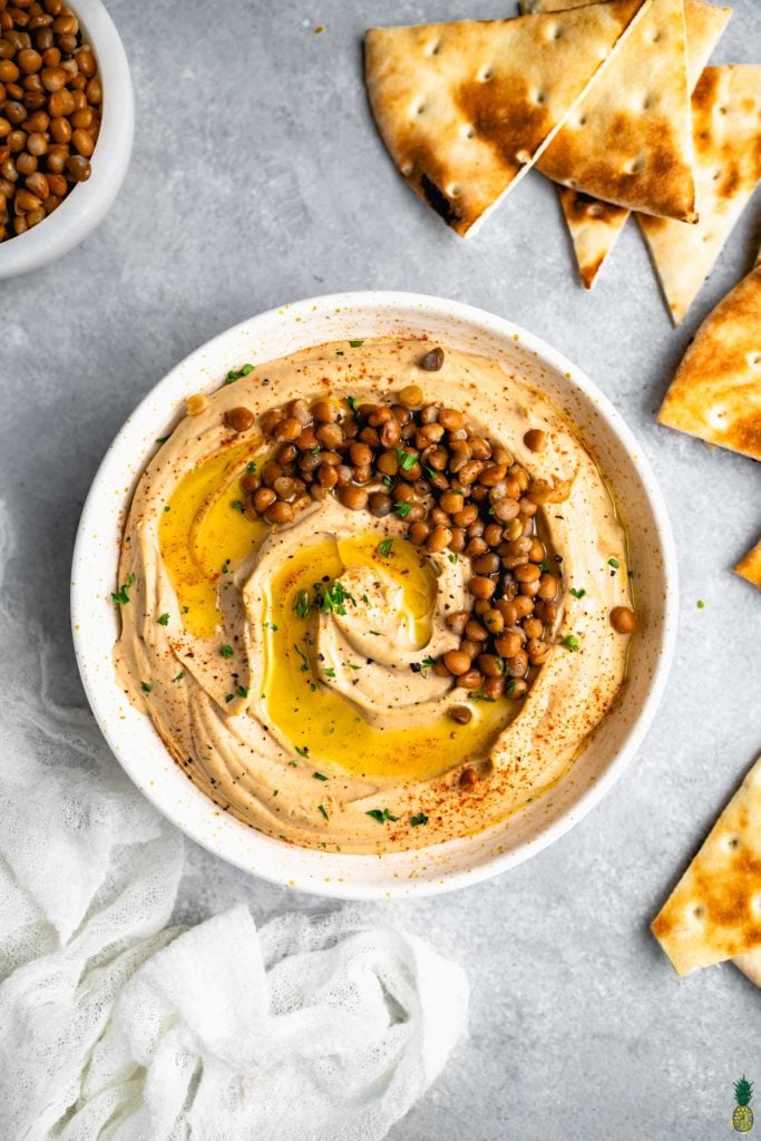 5 minute lentil hummus by sweet simple vegan