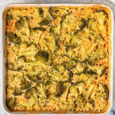 Cheesy Broccoli Rice Casserole (Vegan)