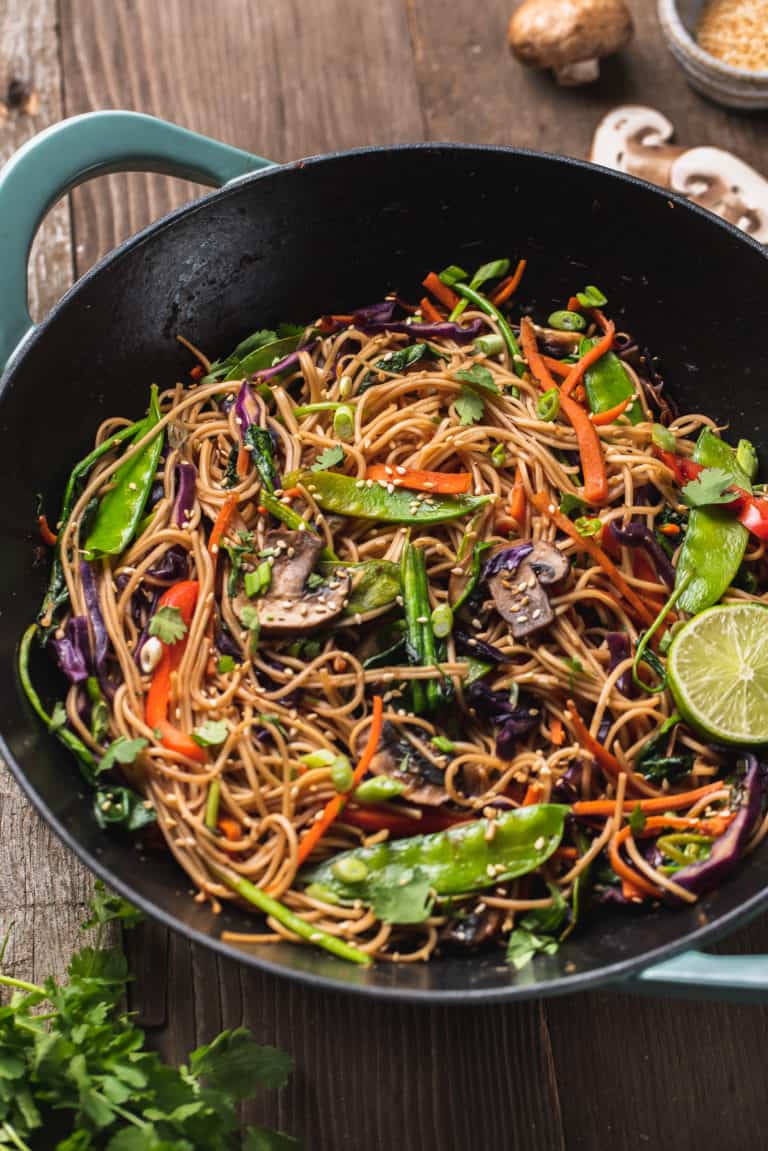 Vegetable Yakisoba (Japanese Noodle stir-fry) - Sweet Simple Vegan