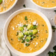Vegan Locro De Papa (Ecuadorian Potato and Cheese Soup)
