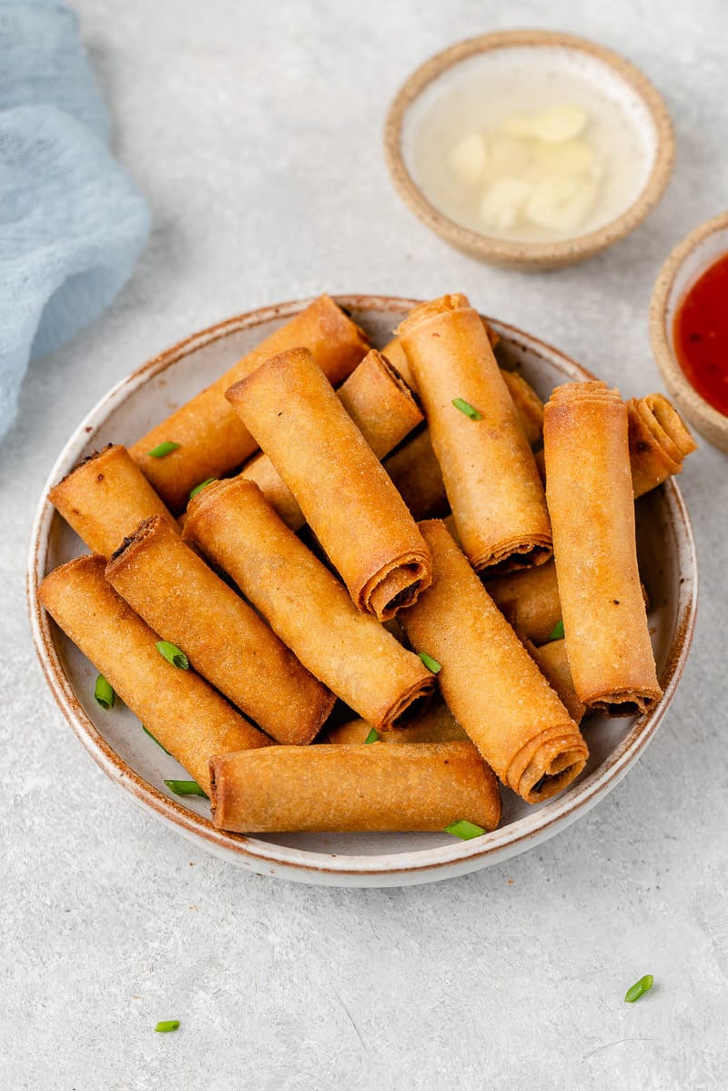 Fried Spring Rolls (VIDEO) - Simply Home Cooked