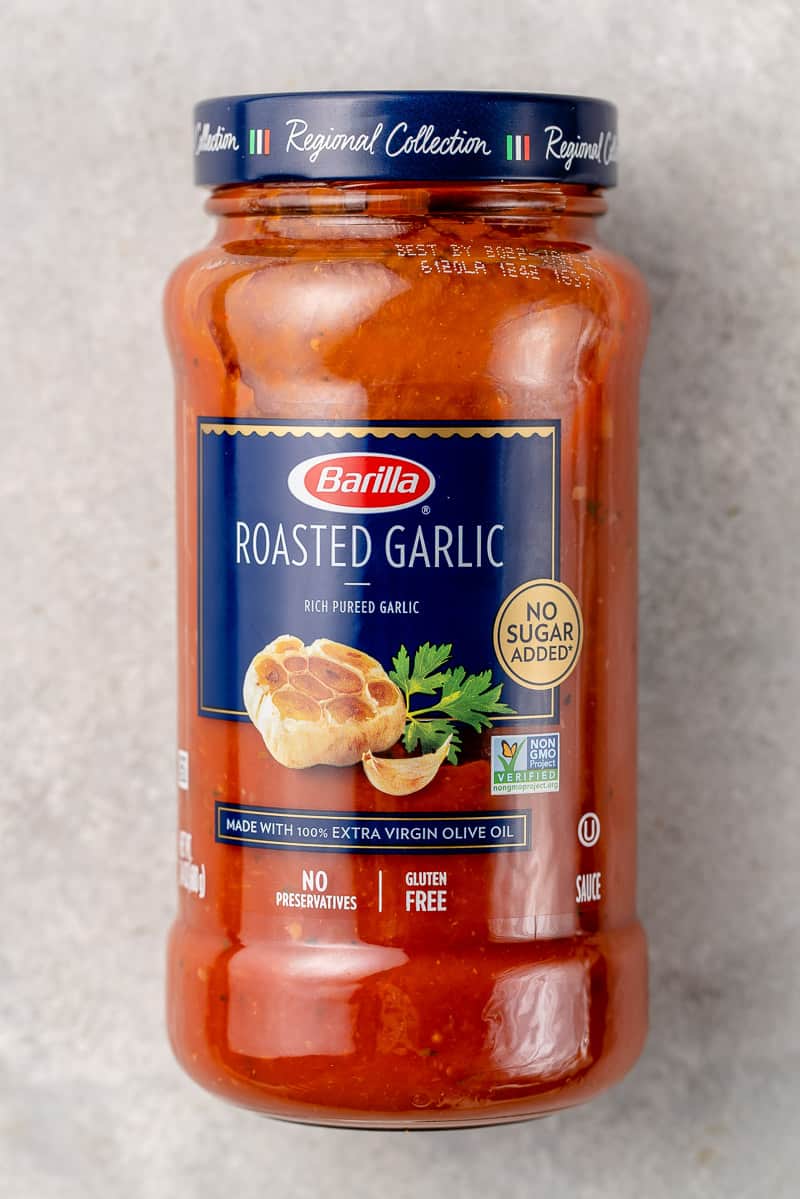 roasted garlic barilla pasta sauce