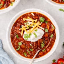 5-Ingredient Vegan Chili Recipe