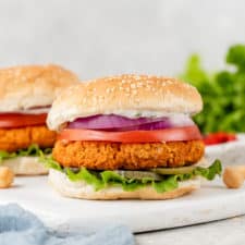 Sweet & Smoky Chickpea Burgers (Gluten-Free)