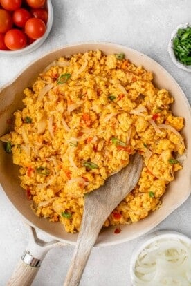 Vegan Filipino Scrambled Eggs - Sweet Simple Vegan