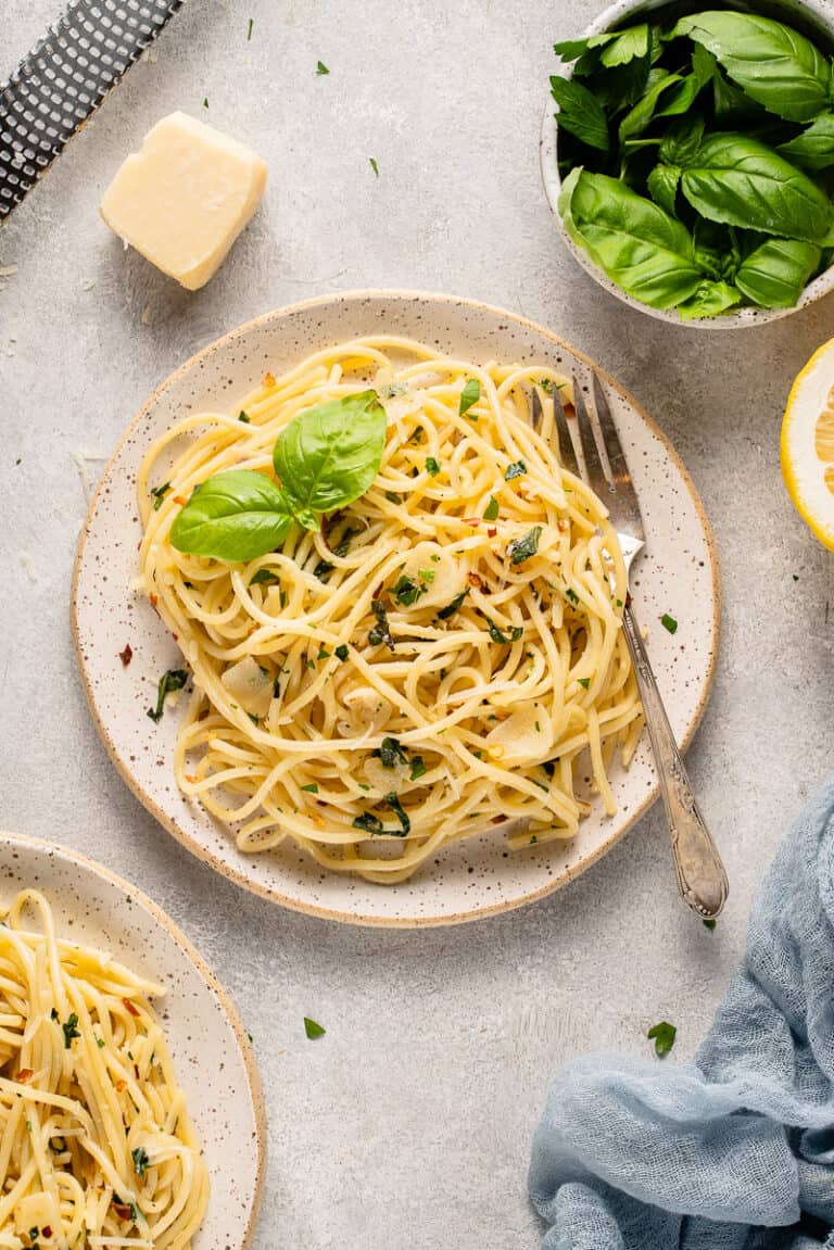 Easy Garlic and Herb Pasta (30-Minutes) - Sweet Simple Vegan