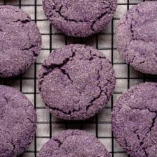 The Best Ube Sugar Cookies Recipe (Vegan)