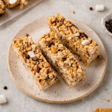 Chewy Vegan S’mores Granola Bars Recipe