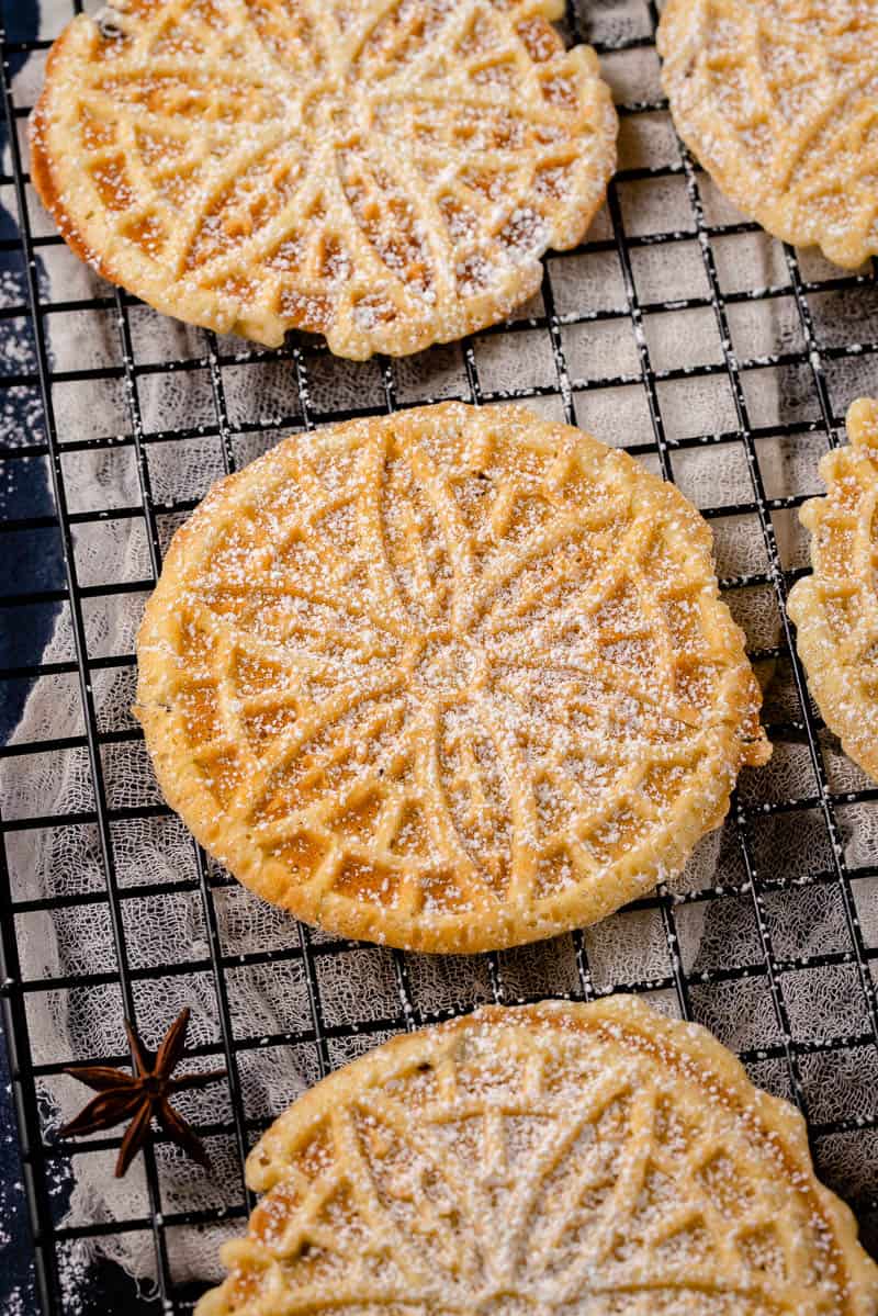 Pizzelle Cookie Recipe - Thin Italian Cookies