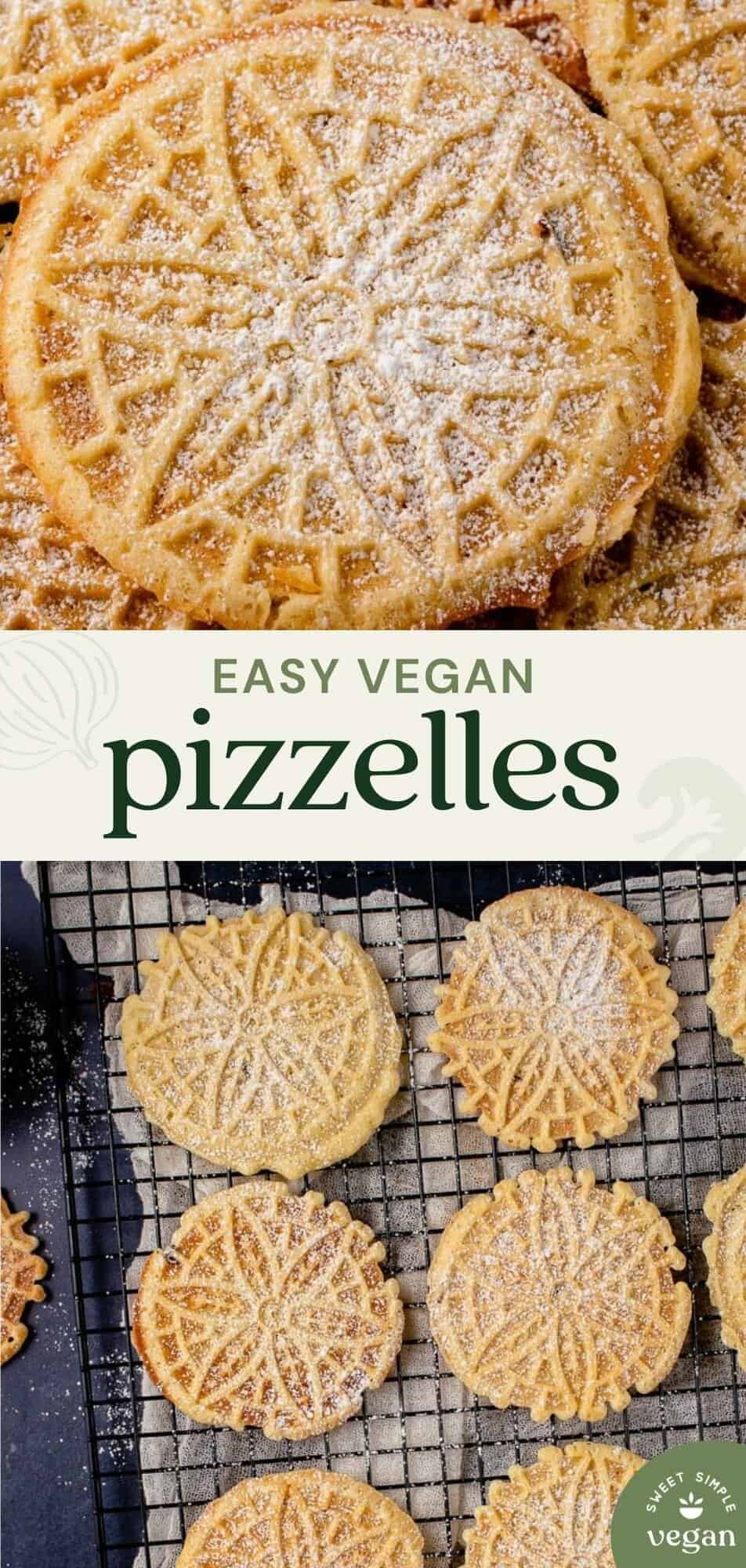 vegan pizzelles image for pinterest
