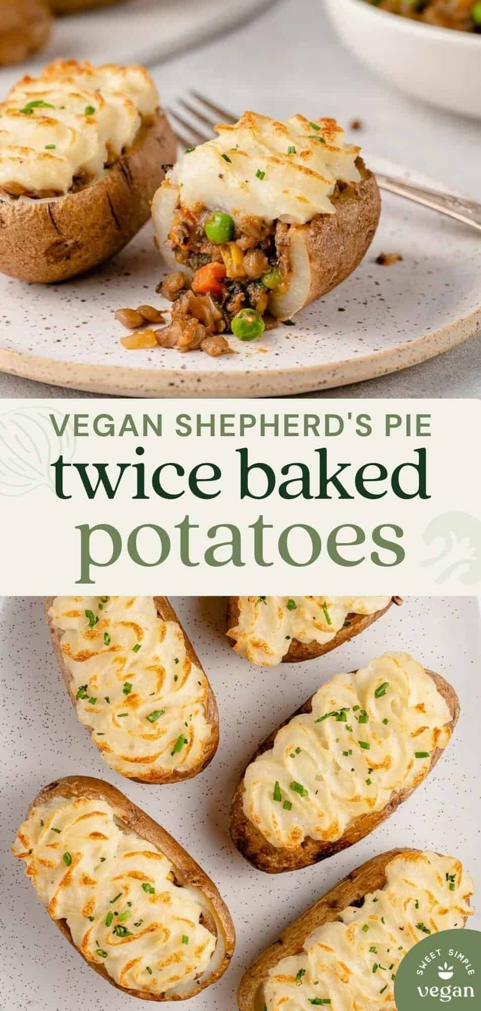 pinterest image for shepherds pie twice baked potatoes