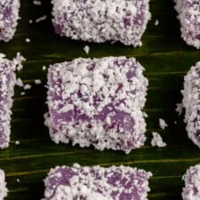 Ube Pichi Pichi (Filipino Sticky Cassava Snack)