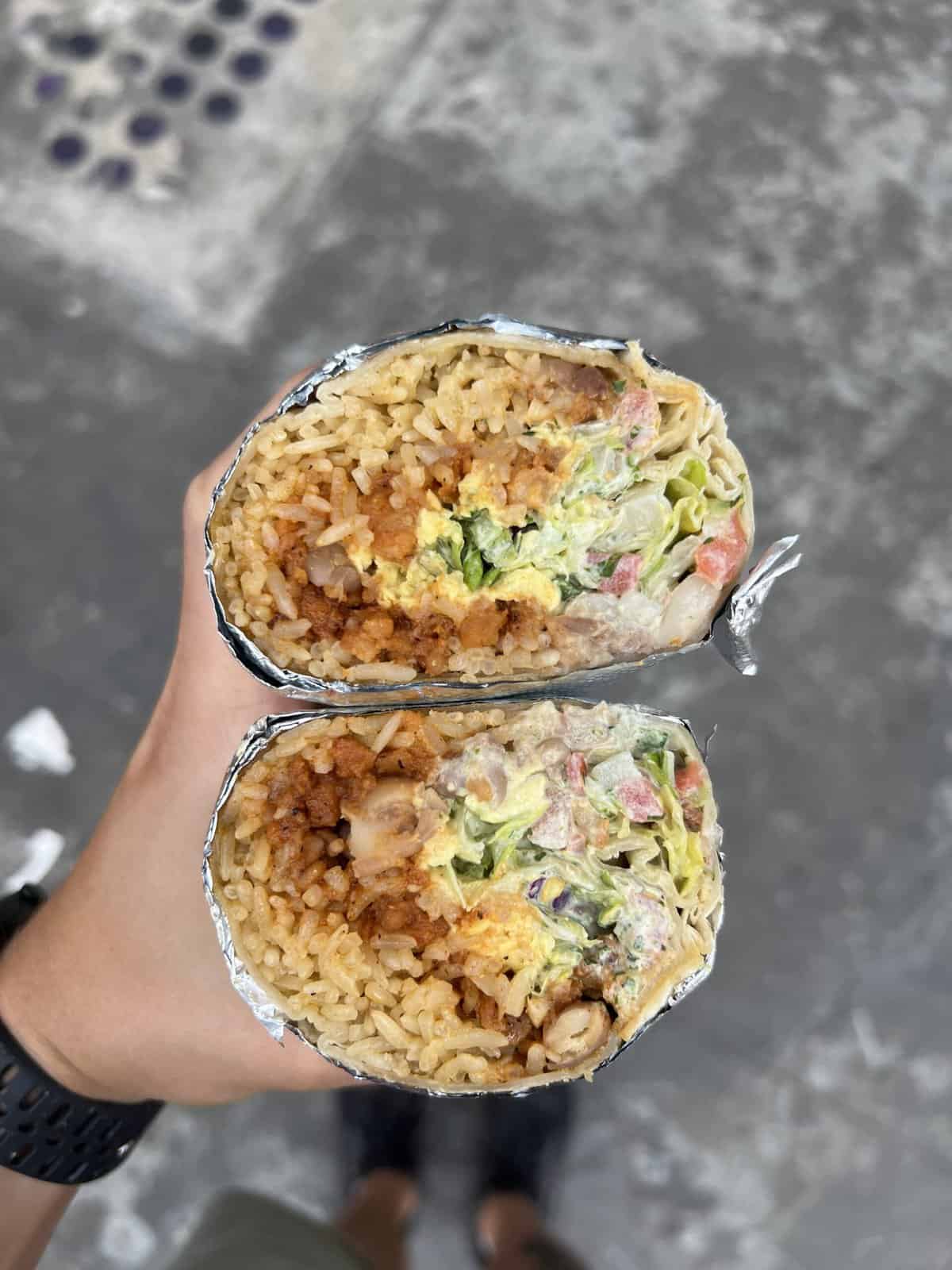 Burrito from Señor Sisig in Oakland, CA