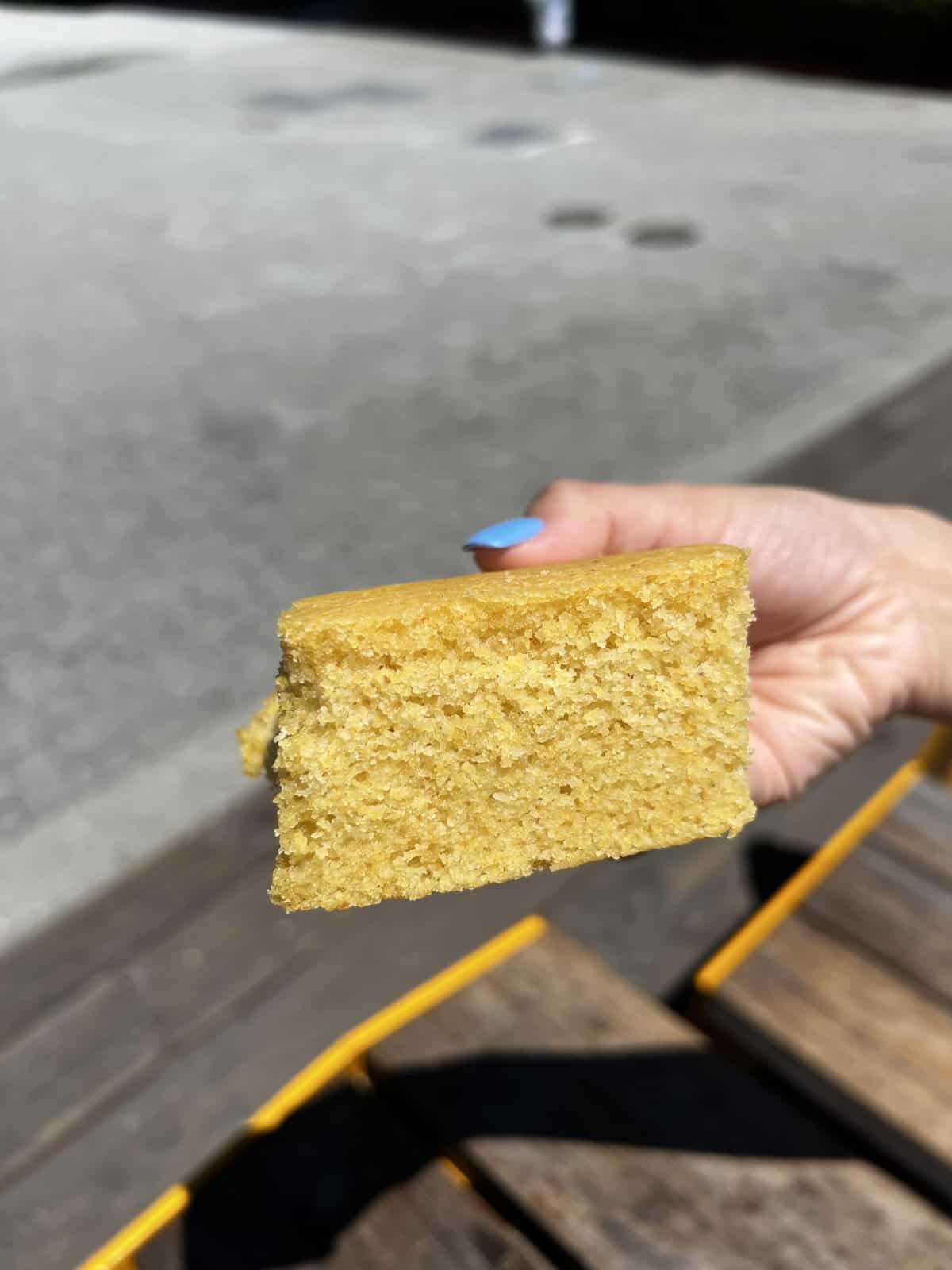 cornbread from Souley Vegan in Oakland, CA