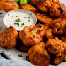 Baked Buffalo Cauliflower Wings Recipe