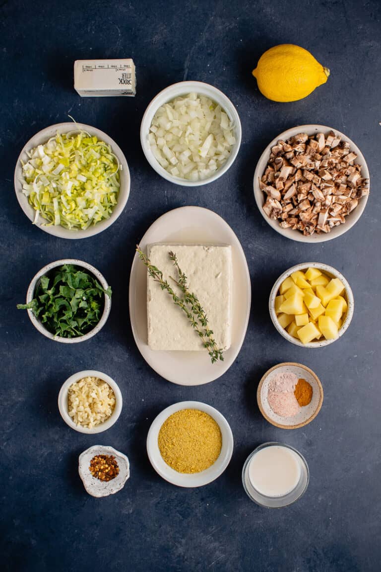 Potato & Leek Tofu Quiche Sweet Simple Vegan