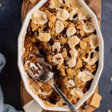 Vegan S'mores Baked Oatmeal Recipe