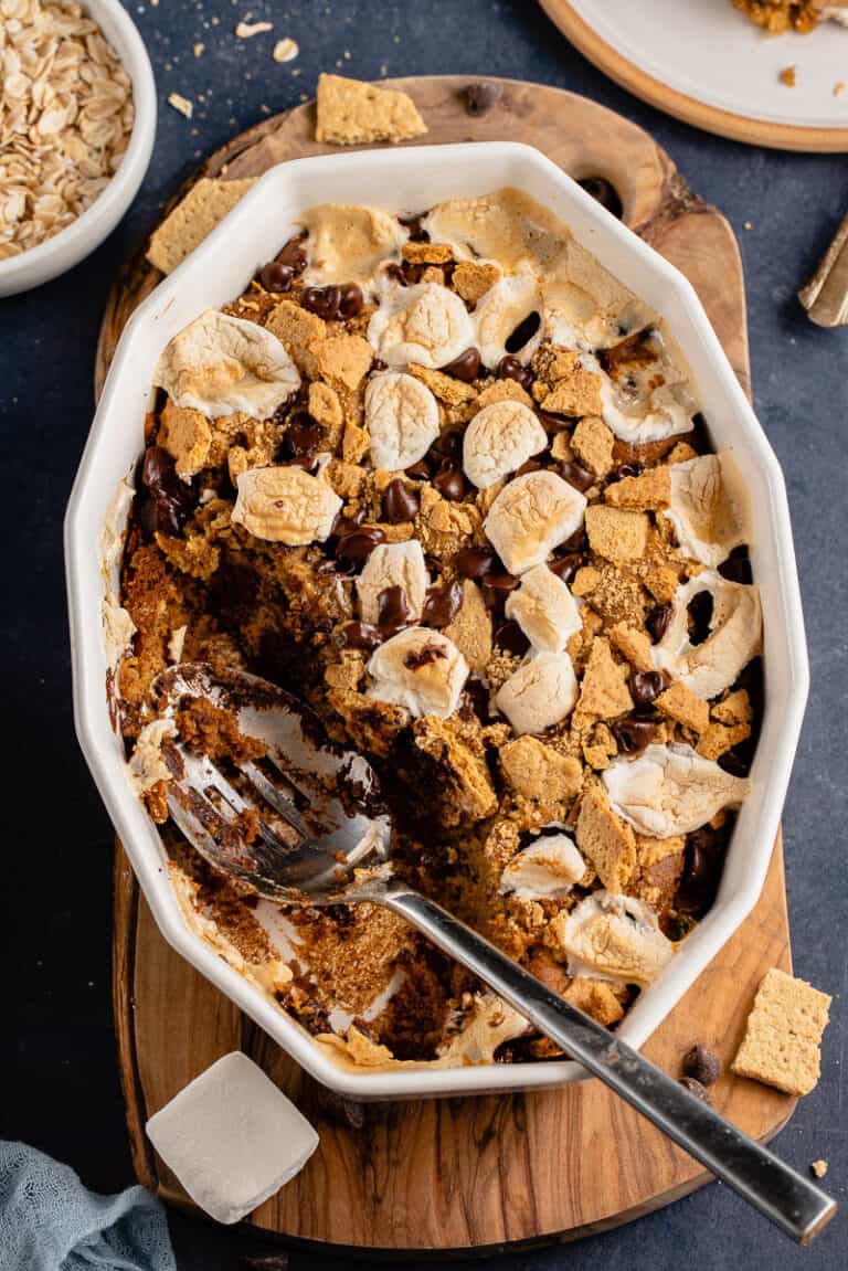 Home Sweet Simple Vegan   Smores Baked Oatmeal Sweet Simple Vegan 7 768x1151 