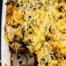 Vegan Strata | Make-Ahead Holiday Breakfast Casserole