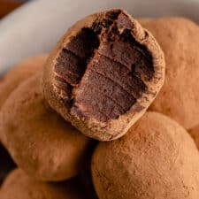 Dark Chocolate Vegan Truffles