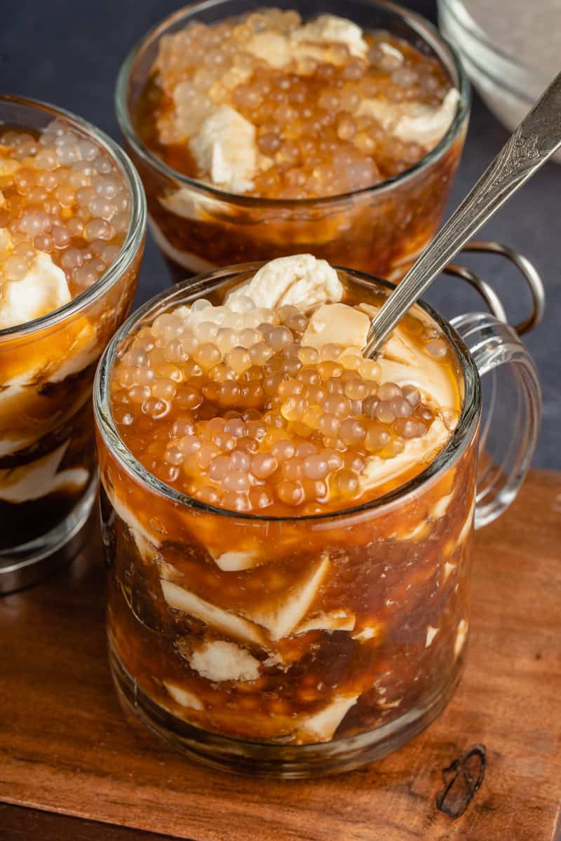 Taho: Filipino Silken Tofu with Sago Pearls and Syrup - Kitchen