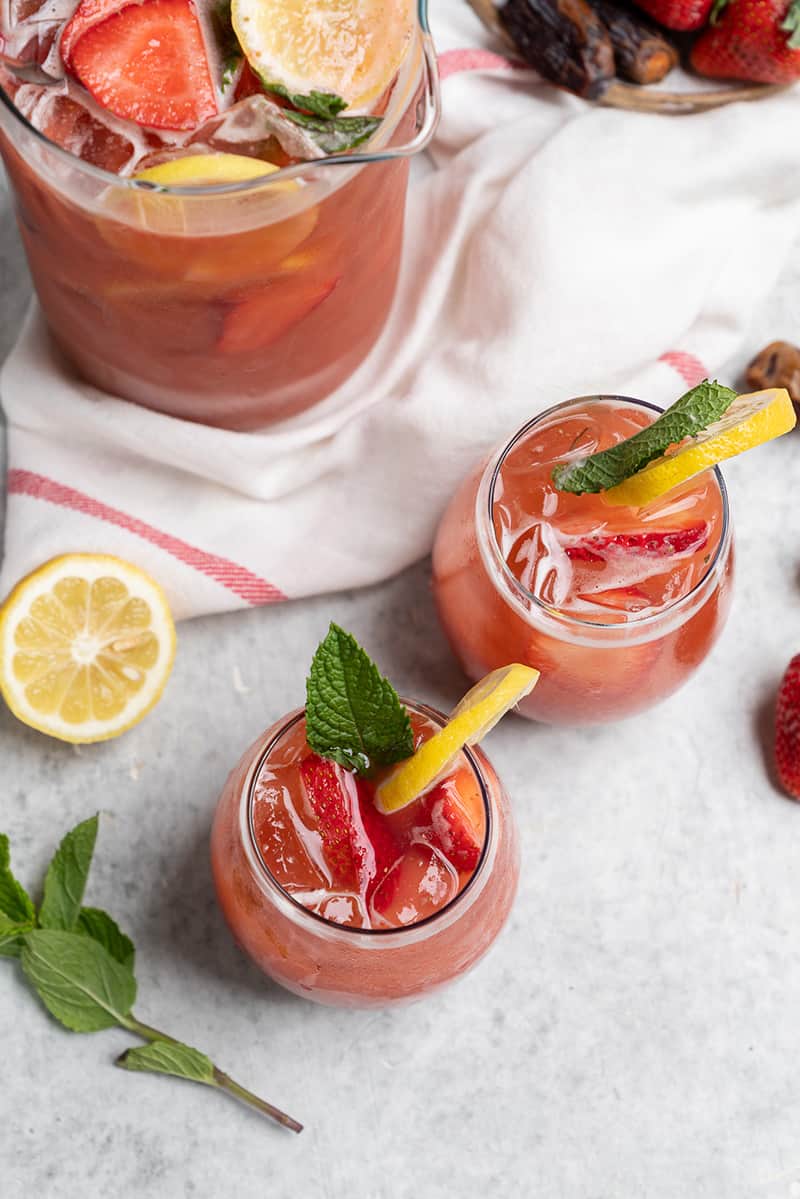 Strawberry Lemonade Recipe • Salt & Lavender