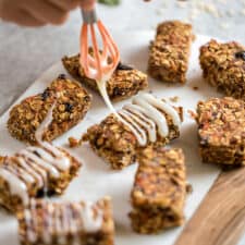 Healthy Vegan Carrot Cake Bars Recipe