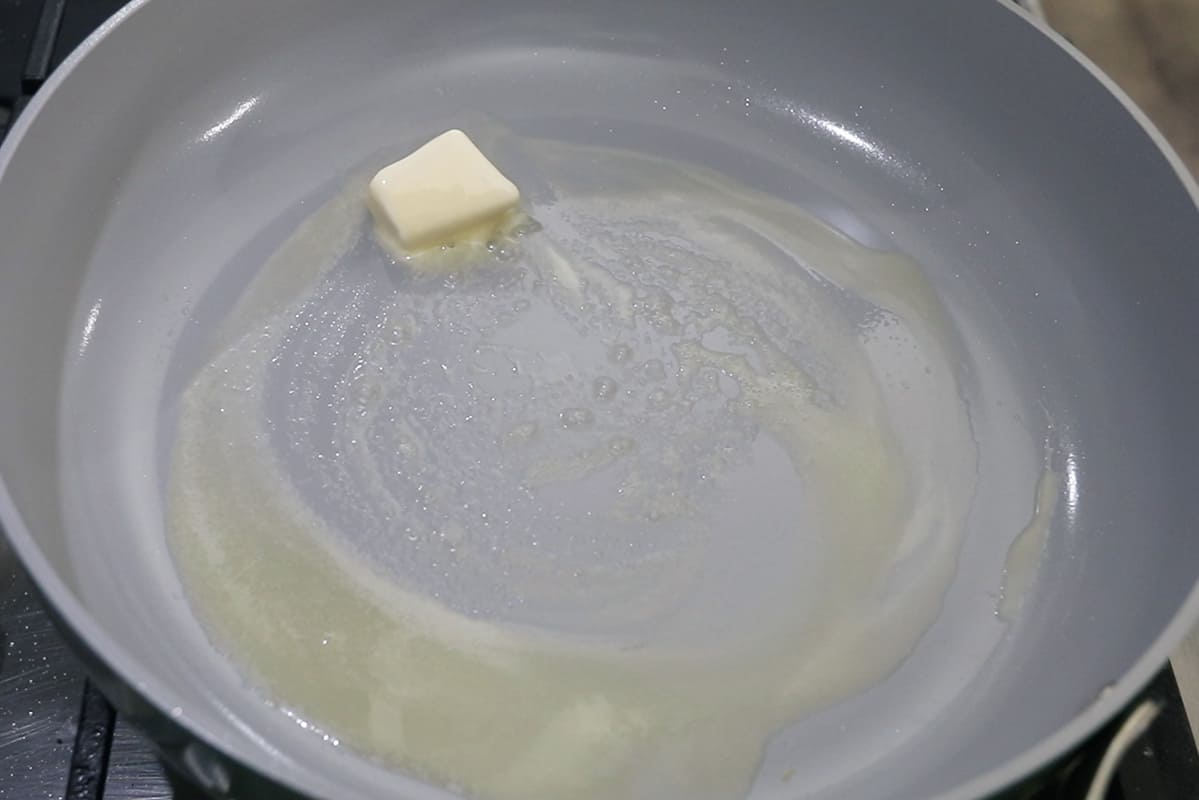 step by step melting butter