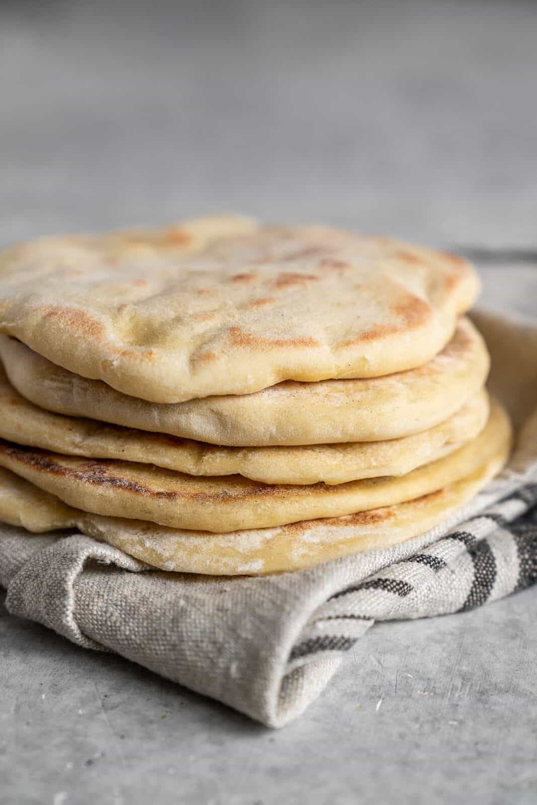 Easy Homemade Pita Bread - Sweet Simple Vegan