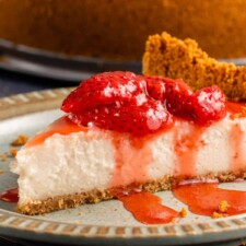New York Style Vegan Cheesecake (No Cashews)