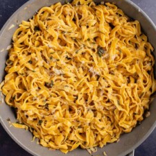 Homemade Pumpkin Pasta with Sage Butter Sauce (Vegan) Recipe