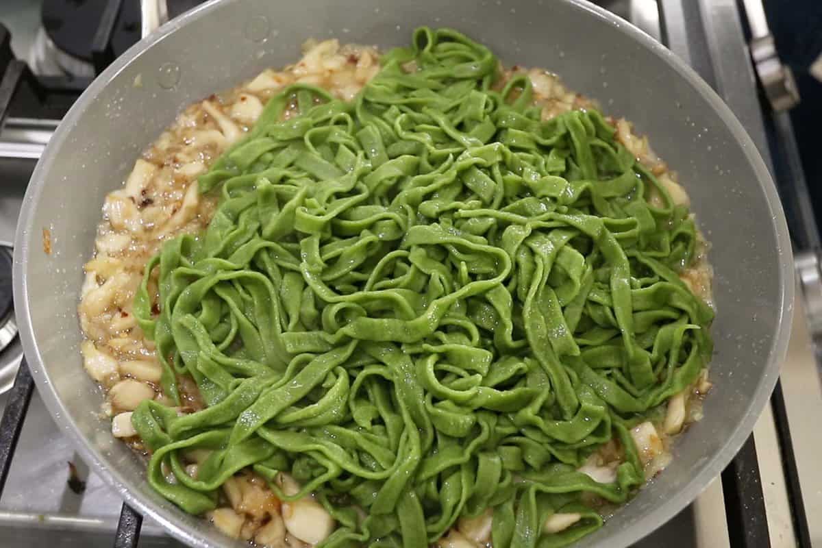 Fresh Spinach Pasta (Egg-Free) - Sweet Simple Vegan