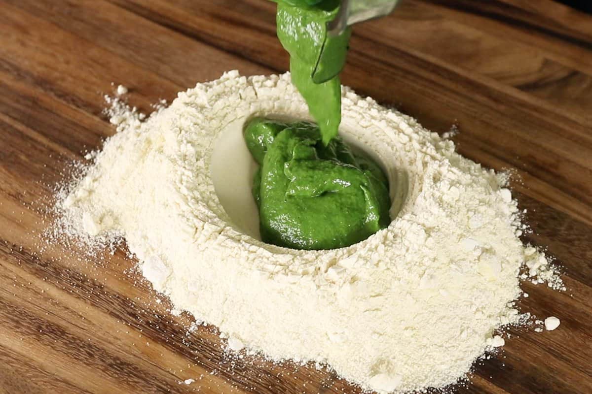 Fresh Spinach Pasta (Egg-Free) - Sweet Simple Vegan