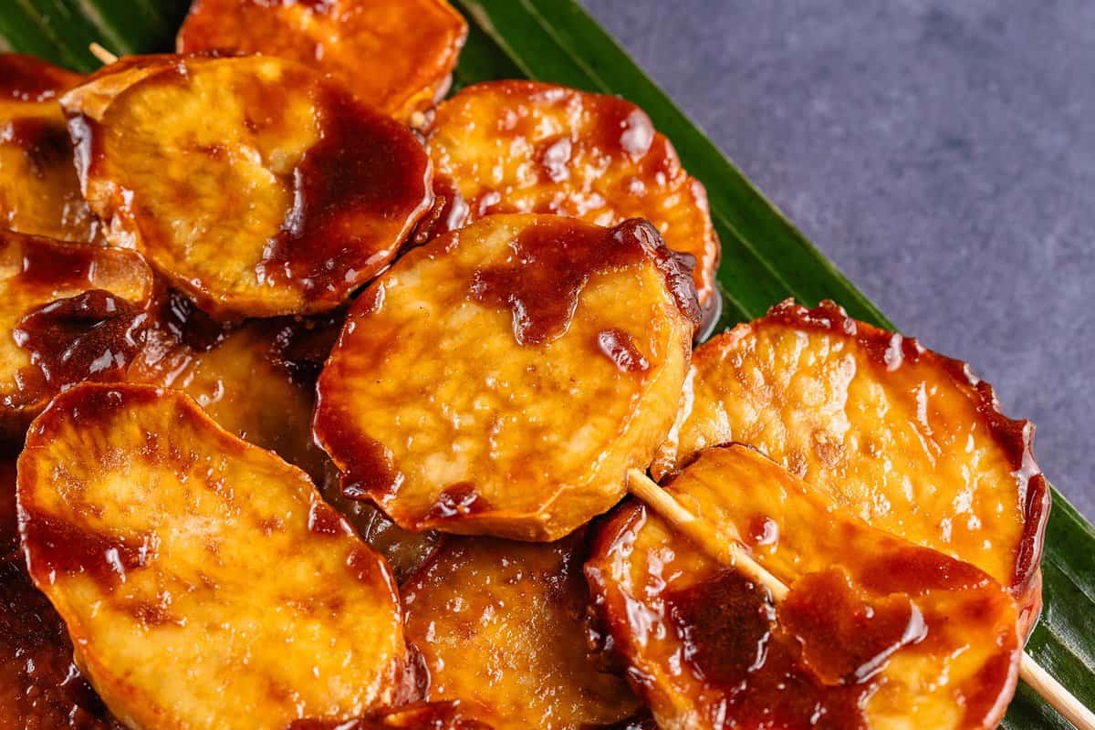 Kamote Cue (Filipino Candied Sweet Potatoes) - Sweet Simple Vegan