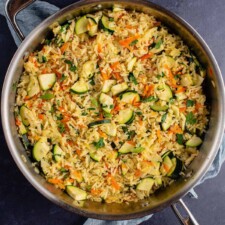 Easy Vegetable Rice Pilaf Recipe