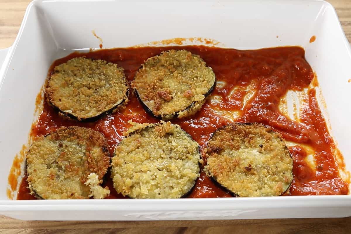 Vegan Eggplant Parmesan - Sweet Simple Vegan