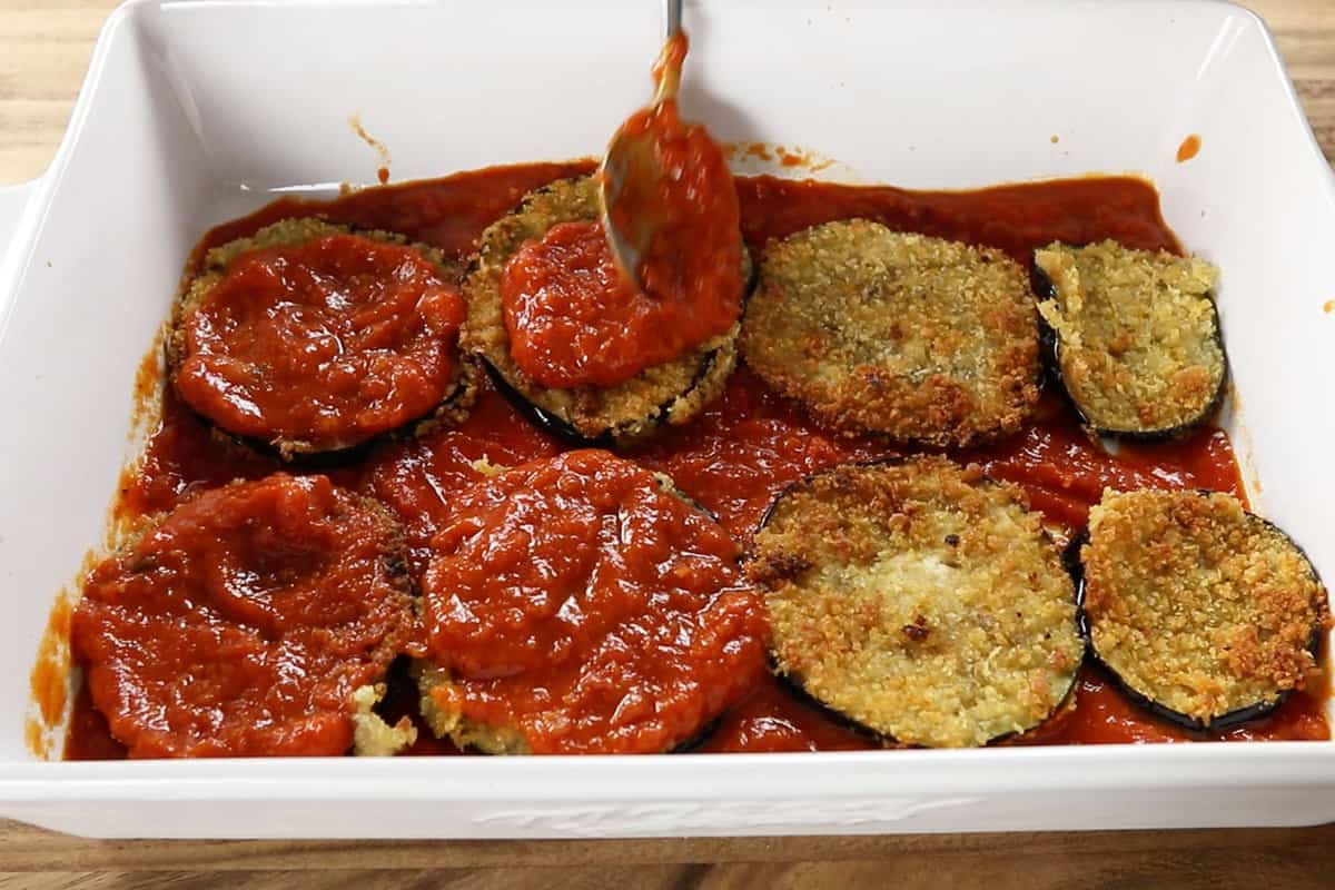 Vegan Eggplant Parmesan - Sweet Simple Vegan